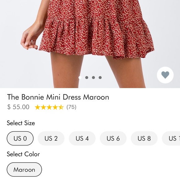 NWOT Princess Polly Bonnie Mini Dress - Picture 3 of 3